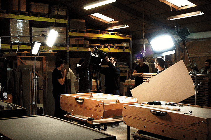 Discovery Channel en tournage chez les baby-foot Sulpie