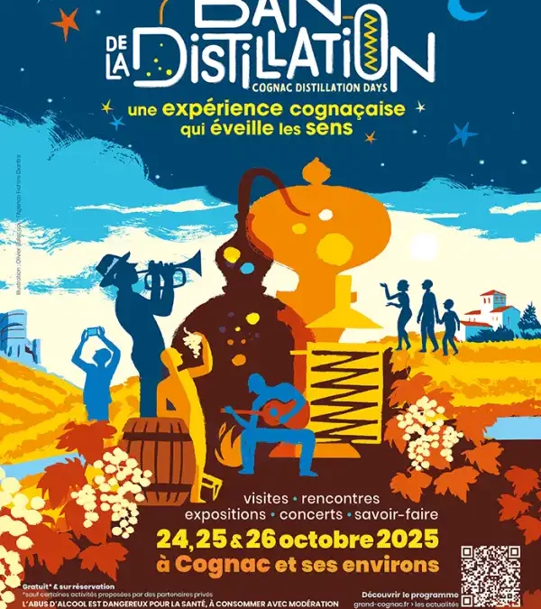 Ban de la distillation 2025 par Grand Cognac