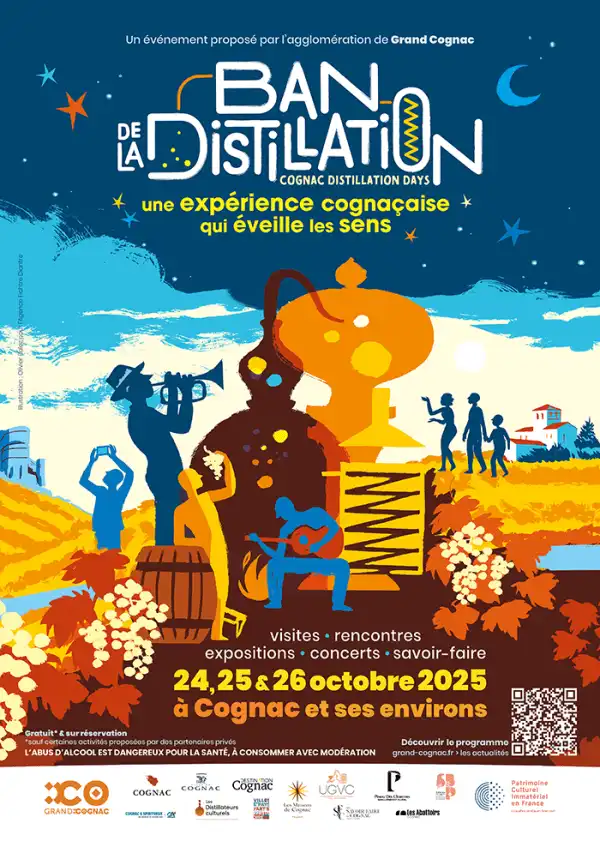 Ban de la distillation 2025 par Grand Cognac