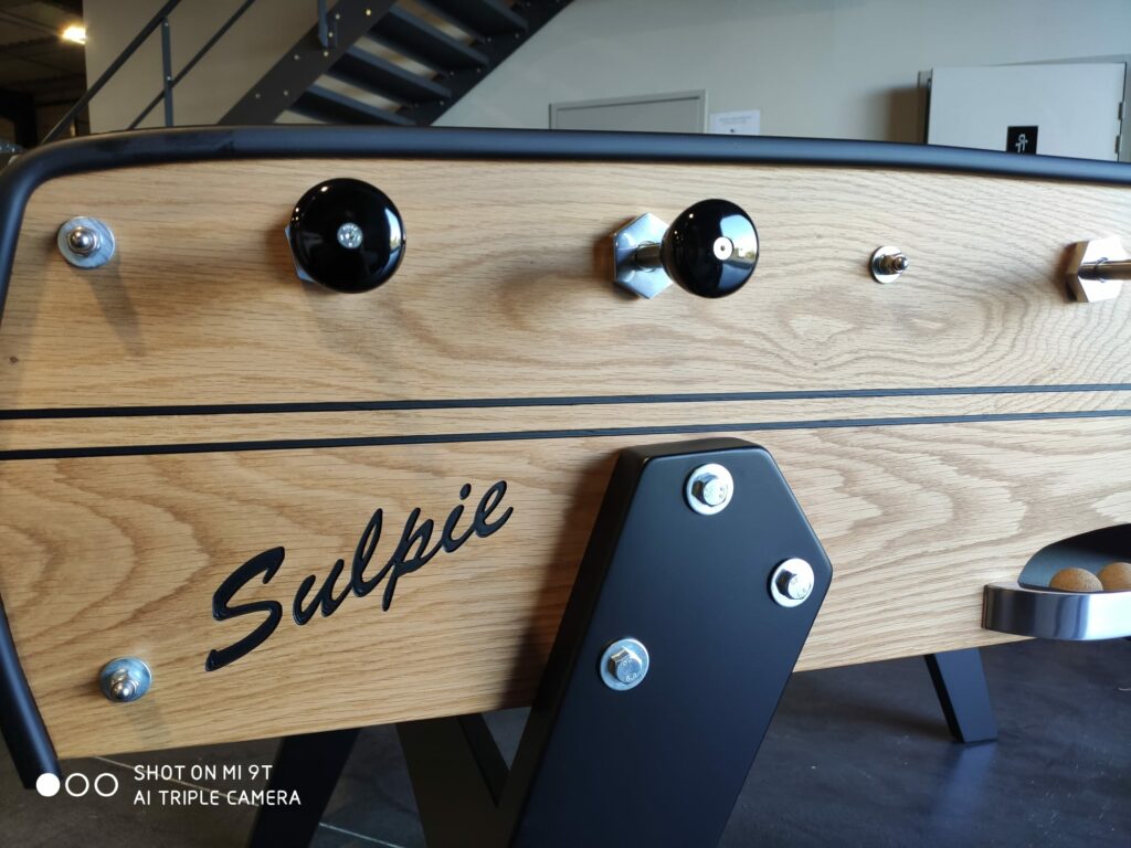 baby-foot en chêne - Babyfoot Sulpie