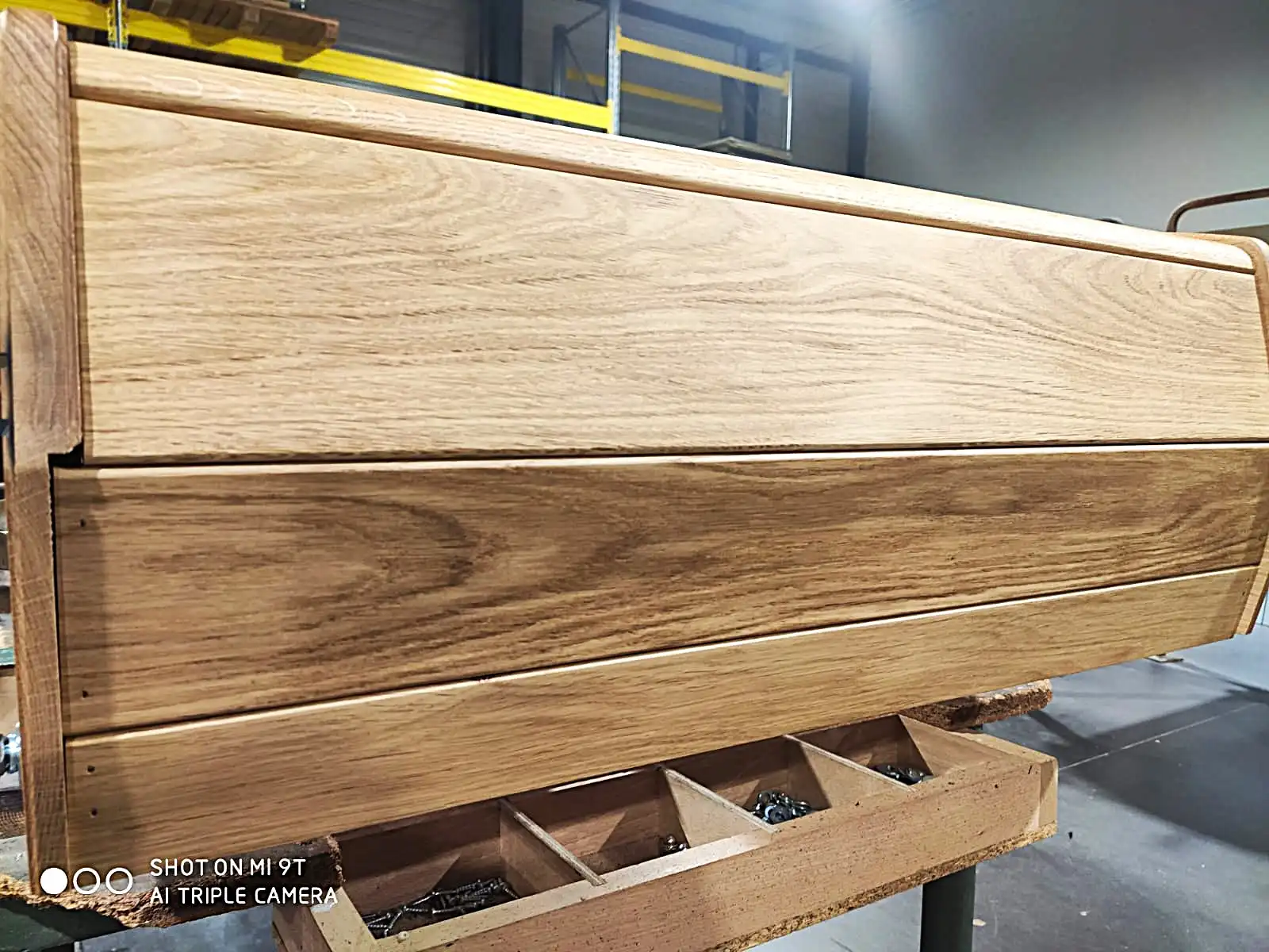 Veinage chêne massif - Baby-foot Sulpie