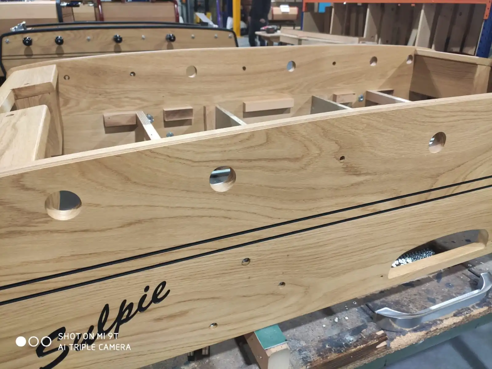 babyfoot en chêne - Baby-foot Sulpie