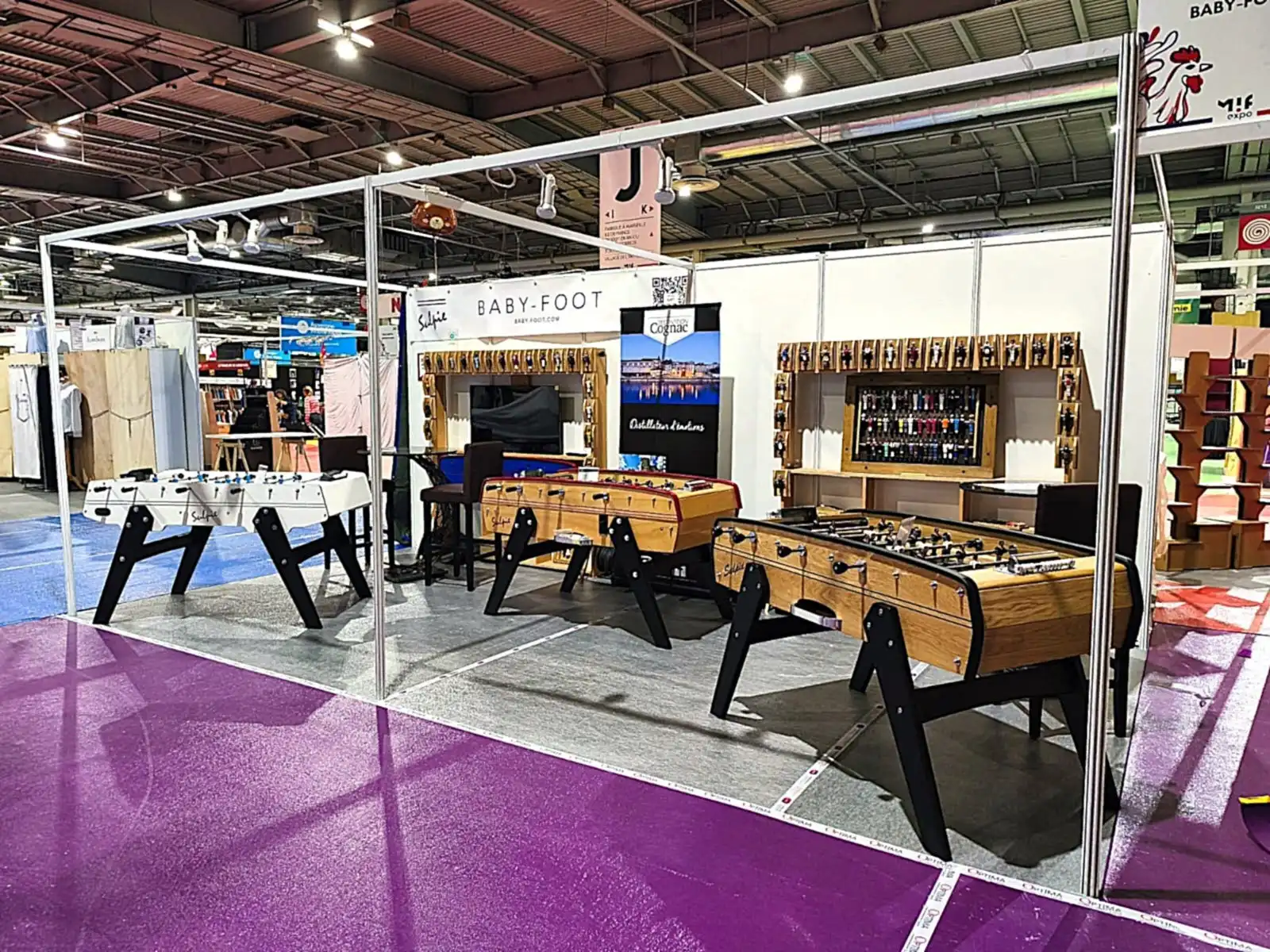 stand babyfoot Sulpie pour le salon du Made in France à Paris