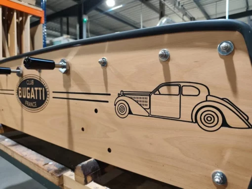 baby-foot Bugatti club France x Sulpie - salon Rétromobile