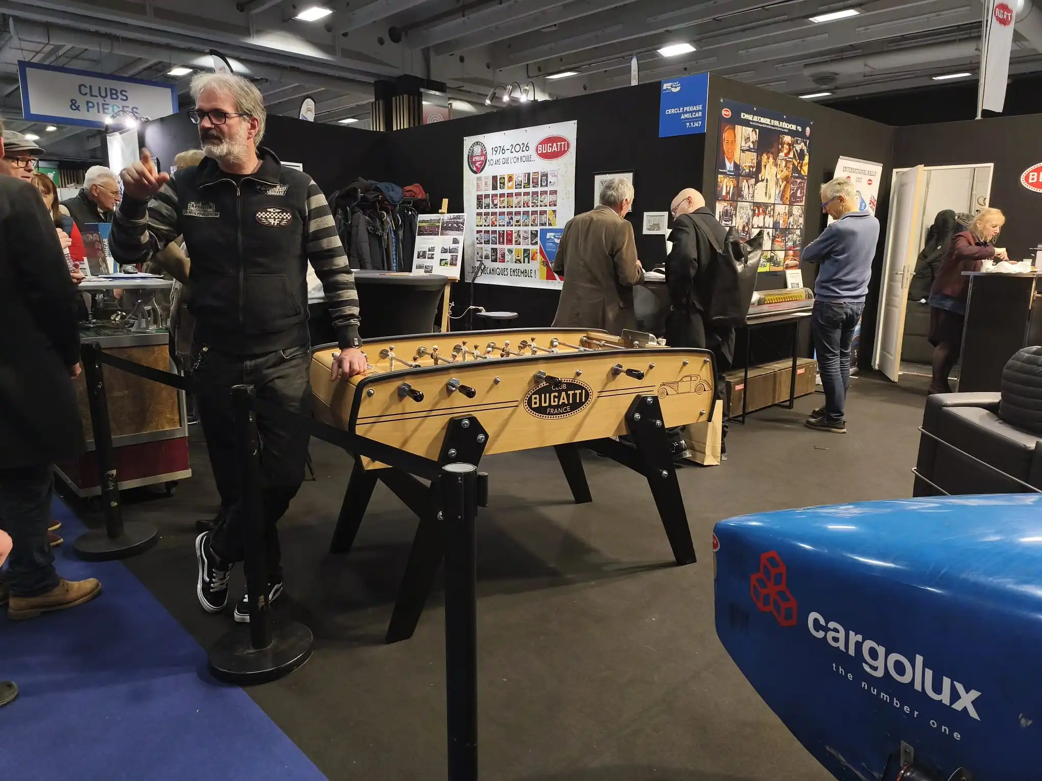 baby foot sulpie Retromobile Bugatti